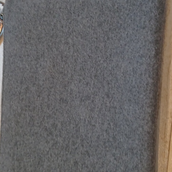 NWT Banana Republic Gray Wool/Flannel Oversized Clutch - Picture 5 of 6